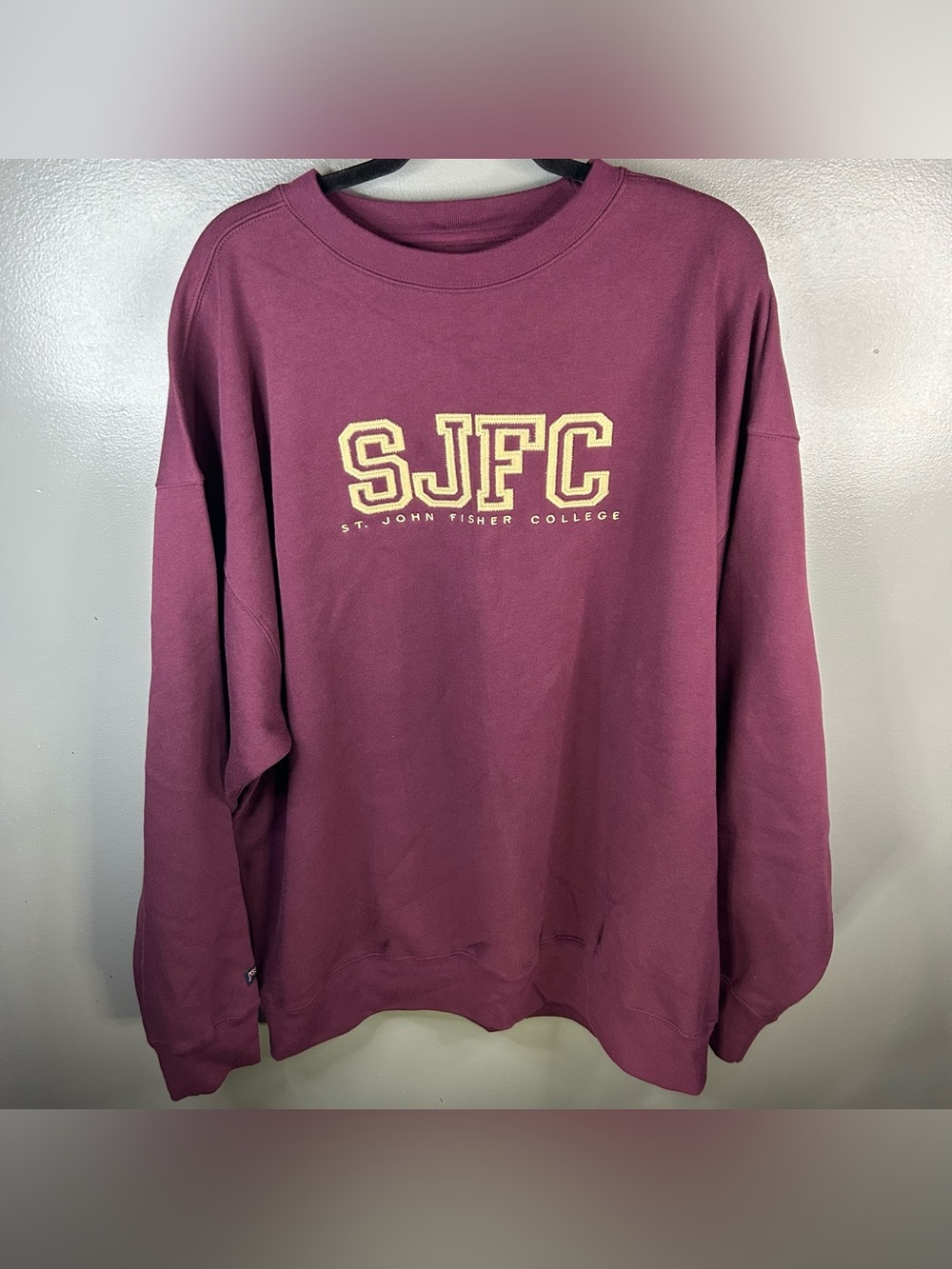 Vintage Y2K St John Fisher College Rochester NY Jansport Red Crewneck Size XXL
